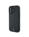 Hurtownia GSM - Mercedes MEHMP16S23RBARK Apple iPhone 16 carcasă tare din piele texturată și simplă MagSafe neagră - MRS257 - {ean13} - Hurt