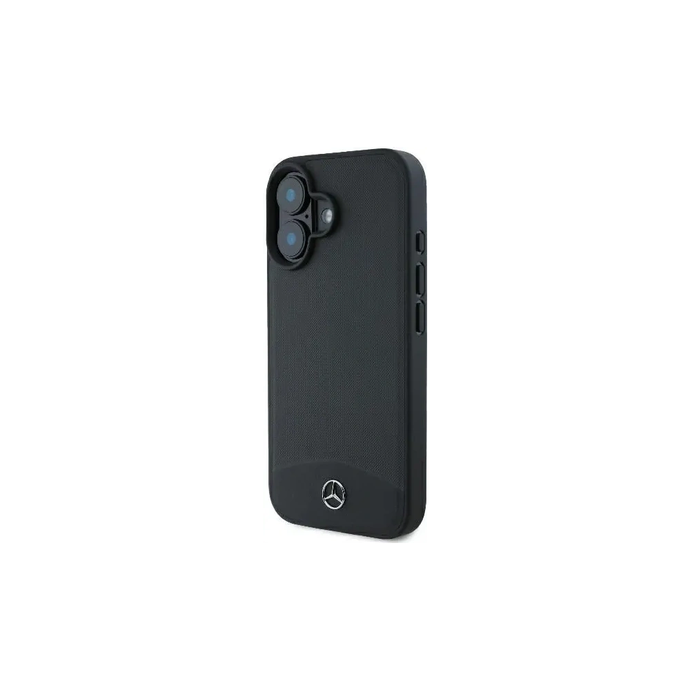Hurtownia GSM - Mercedes MEHMP16S23RBARK Apple iPhone 16 carcasă tare din piele texturată și simplă MagSafe neagră - MRS257 - {ean13} - Hurt