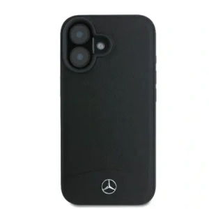 Hurtownia GSM - Etui Mercedes MEHMP16S23RBARK Apple iPhone 16 hardcase Textured And Plain Leather MagSafe czarny/black - MRS257 - {ean13} - Hurt