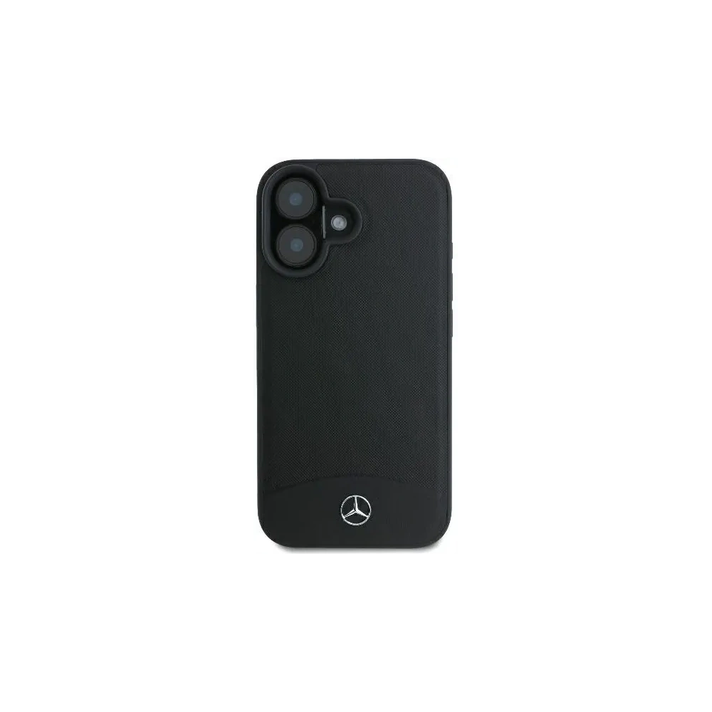 Hurtownia GSM - Mercedes MEHMP16S23RBARK Apple iPhone 16 carcasă tare din piele texturată și simplă MagSafe neagră - MRS257 - {ean13} - Hurt