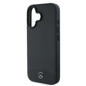 Hurtownia GSM - Etui Mercedes MEHMP16S23RBARK Apple iPhone 16 hardcase Textured And Plain Leather MagSafe czarny/black - MRS257 - {ean13} - Hurt