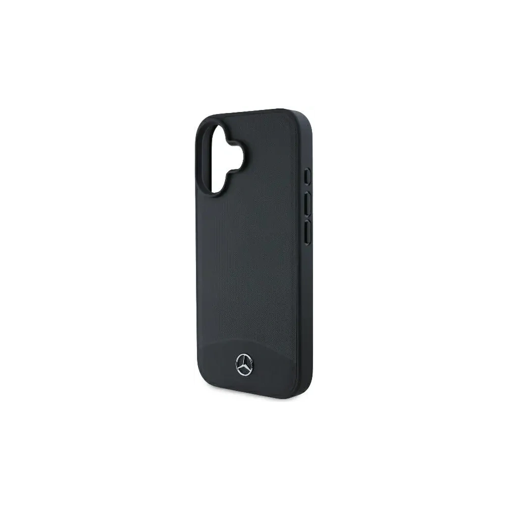 Hurtownia GSM - Mercedes MEHMP16S23RBARK Apple iPhone 16 carcasă tare din piele texturată și simplă MagSafe neagră - MRS257 - {ean13} - Hurt