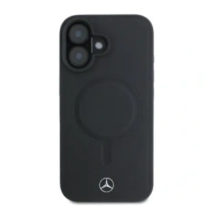 Hurtownia GSM - Etui Mercedes MEHMP16S23RCMK Apple iPhone 16 hardcase Plain Smooth Leather MagSafe czarny/black - MRS258 - {ean13} - Hurt