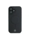 Hurtownia GSM - Mercedes MEHMP16S23RCMK Apple iPhone 16 carcasă rigidă din piele netedă Plain Smooth MagSafe neagră - MRS258 - {ean13} - Hurt