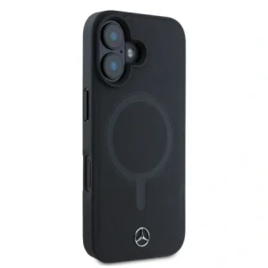 Mercedes MEHMP16S23RCMK Apple iPhone 16 keménytok Simább Bőrből MagSafe fekete