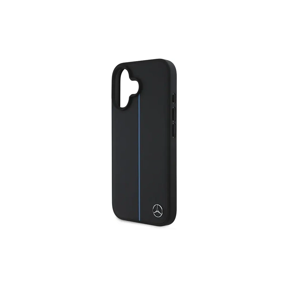 Hurtownia GSM - Mercedes MEHMP16S23RURBK Apple iPhone 16 husă din plastic MB Blue Line Leather MagSafe neagră - MRS259 - {ean13} - Hurt