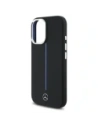 Hurtownia GSM - Mercedes MEHMP16S23SUMBK Apple iPhone 16 kemény tok Szilikon Kék Csík MagSafe fekete - MRS260 - {ean13} - Hurt