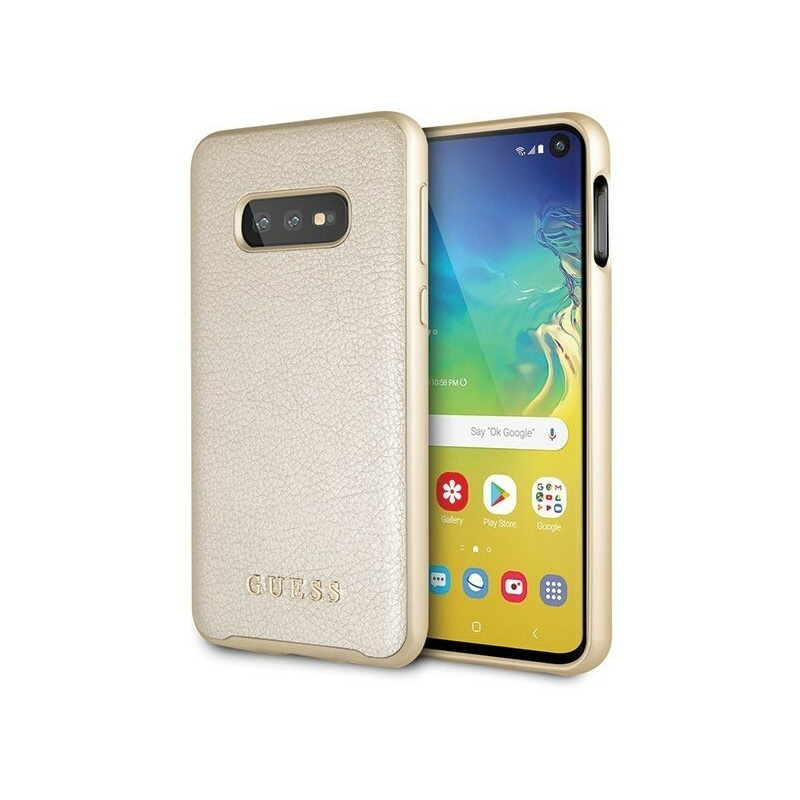 Hurtownia Guess - 3700740448342 - GUE352GLD - Etui Guess GUHCS10LIGLGO Samsung Galaxy S10e złoty/gold hard case Iridescent - B2B homescreen