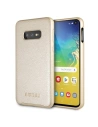 Etui Guess GUHCS10LIGLGO Samsung Galaxy S10e gold/hartes Gehäuse irideszent
