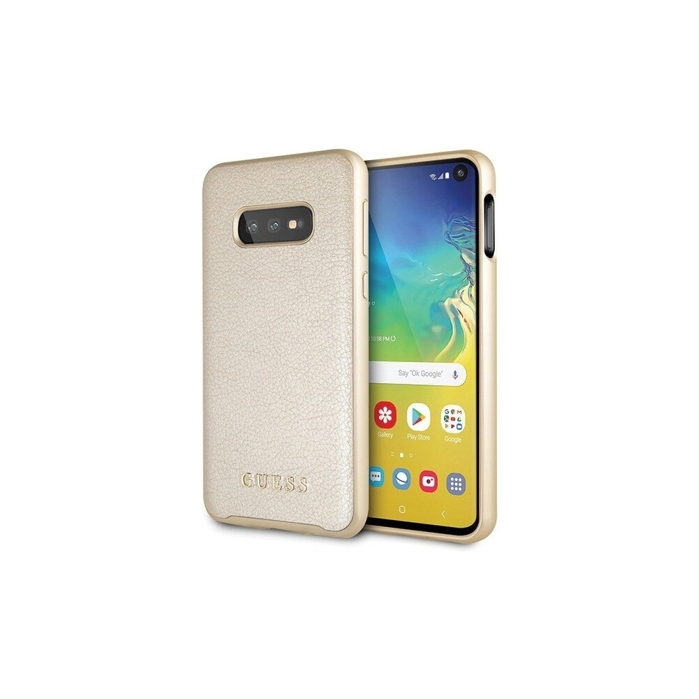 Hurtownia GSM - Etui Guess GUHCS10LIGLGO Samsung Galaxy S10e gold/hartes Gehäuse irideszent - GUE352GLD - {ean13} - Hurt