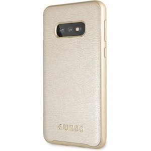 Hurtownia GSM - Etui Guess GUHCS10LIGLGO Samsung Galaxy S10e złoty/gold hard case Iridescent - GUE352GLD - {ean13} - Hurt