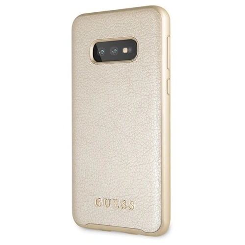 Etui Guess GUHCS10LIGLGO Samsung Galaxy S10e złoty/gold hard case Iridescent