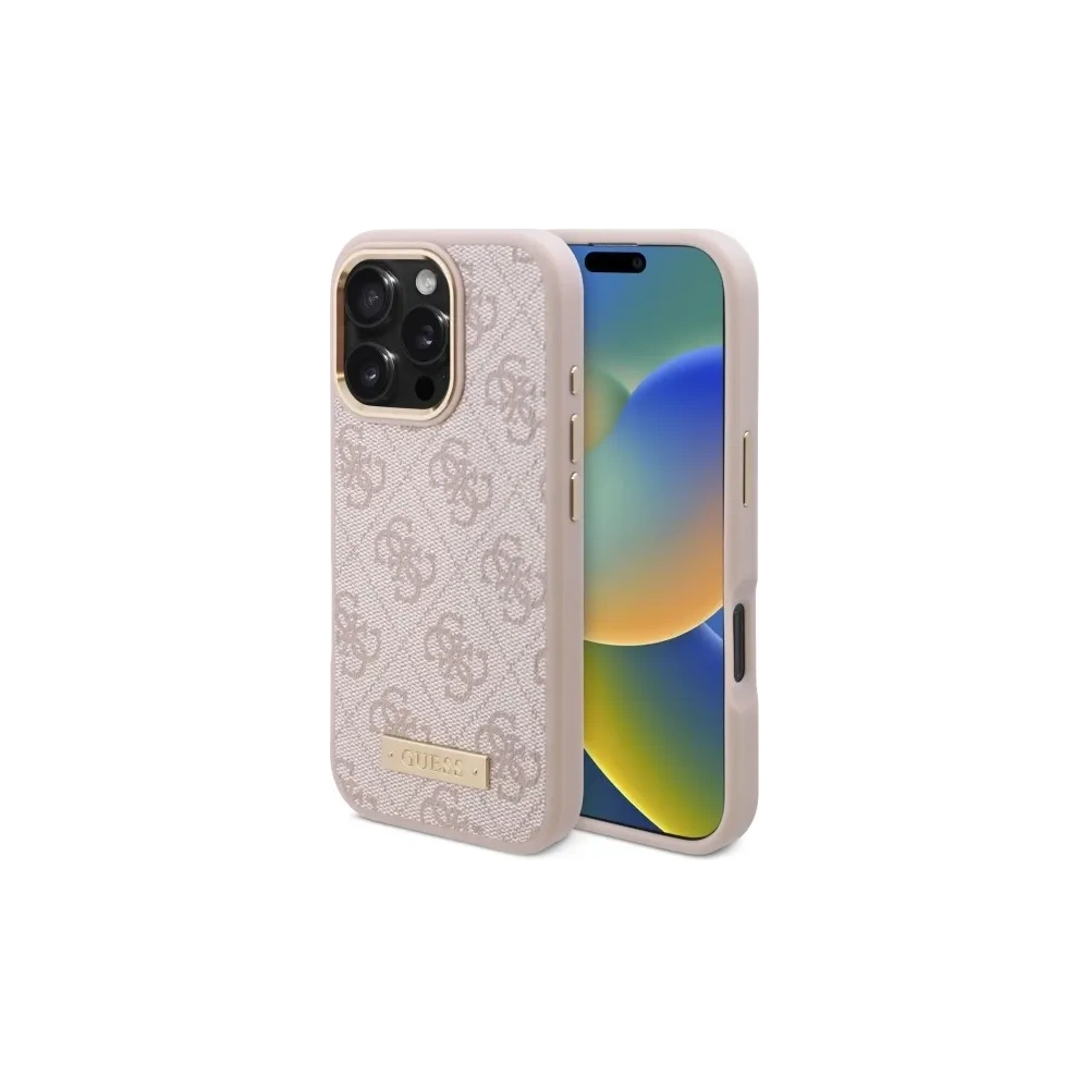 Hurtownia GSM - Guess GUHMP16LU4GPRP Apple iPhone 16 Pro Hardcase 4G Logo-Platte MagSafe pink - GUE4131 - {ean13} - Hurt