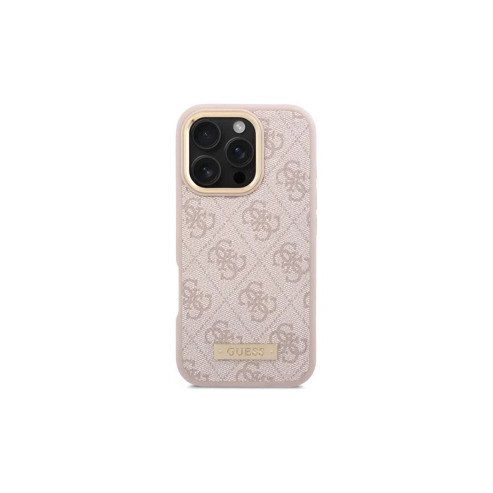 Hurtownia GSM - Guess GUHMP16LU4GPRP Apple iPhone 16 Pro Hardcase 4G Logo-Platte MagSafe pink - GUE4131 - {ean13} - Hurt
