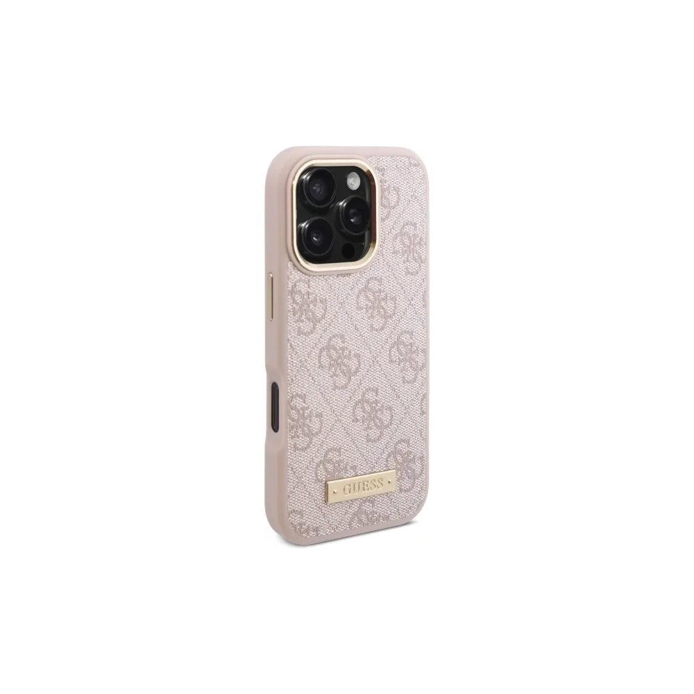 Hurtownia GSM - Guess GUHMP16LU4GPRP Apple iPhone 16 Pro Hardcase 4G Logo-Platte MagSafe pink - GUE4131 - {ean13} - Hurt
