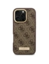 Hurtownia GSM - Etui Guess GUHMP16LU4GPRW Apple iPhone 16 Pro hardcase 4G Logo Plate MagSafe hnědý/brown - GUE4132 - {ean13} - Hurt