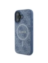 Hurtownia GSM - Etui Guess GUHMP16MG4GFRB Apple iPhone 16 Plus hardcase 4G Ring Classic Logo MagSafe modrý/blue - GUE4133 - {ean13} - Hurt