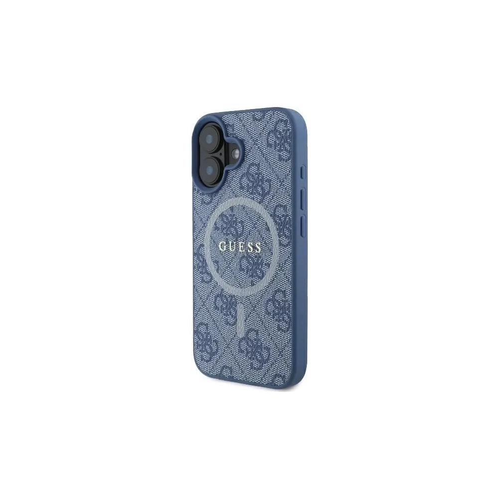 Hurtownia GSM - Etui Guess GUHMP16MG4GFRB Apple iPhone 16 Plus hardcase 4G Ring Classic Logo MagSafe modrý/blue - GUE4133 - {ean13} - Hurt
