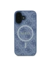 Hurtownia GSM - Etui Guess GUHMP16MG4GFRB Apple iPhone 16 Plus hardcase 4G Ring Classic Logo MagSafe modrý/blue - GUE4133 - {ean13} - Hurt