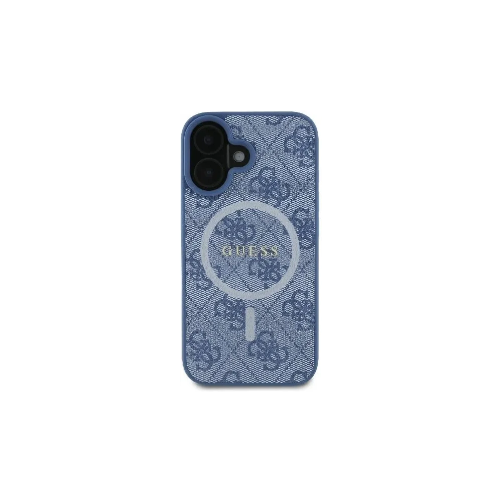 Hurtownia GSM - Etui Guess GUHMP16MG4GFRB Apple iPhone 16 Plus hardcase 4G Ring Classic Logo MagSafe modrý/blue - GUE4133 - {ean13} - Hurt
