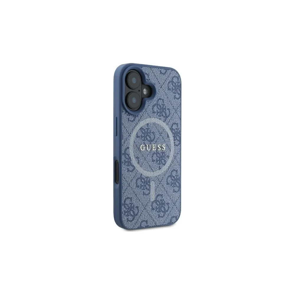 Hurtownia GSM - Etui Guess GUHMP16MG4GFRB Apple iPhone 16 Plus hardcase 4G Ring Classic Logo MagSafe modrý/blue - GUE4133 - {ean13} - Hurt