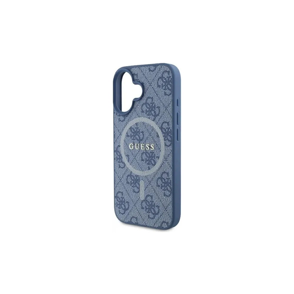 Hurtownia GSM - Etui Guess GUHMP16MG4GFRB Apple iPhone 16 Plus hardcase 4G Ring Classic Logo MagSafe modrý/blue - GUE4133 - {ean13} - Hurt