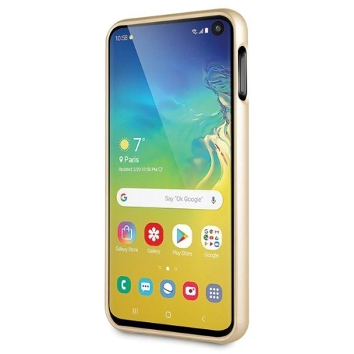 Etui Guess GUHCS10LIGLGO Samsung Galaxy S10e złoty/gold hard case Iridescent
