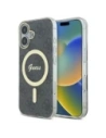 Guess GUHMP16MH4STK Apple iPhone 16 Plus carcasă dură IML 4G MagSafe neagră