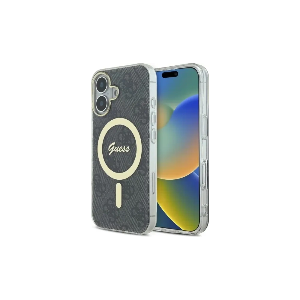 Hurtownia GSM - Guess GUHMP16MH4STK Apple iPhone 16 Plus keménytok IML 4G MagSafe fekete - GUE4134 - {ean13} - Hurt