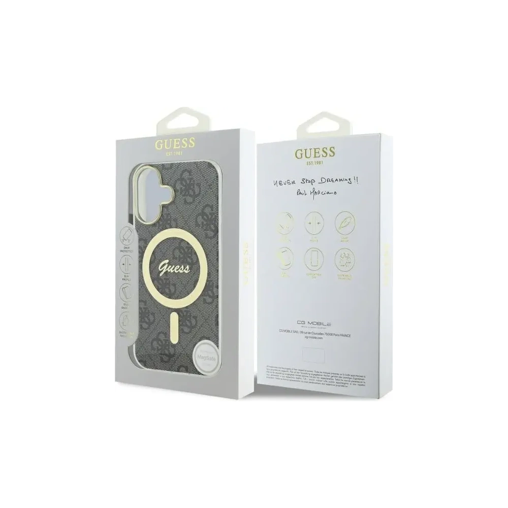 Hurtownia GSM - Guess GUHMP16MH4STK Apple iPhone 16 Plus keménytok IML 4G MagSafe fekete - GUE4134 - {ean13} - Hurt