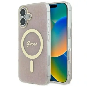 Hurtownia GSM - Guess GUHMP16MH4STP Apple iPhone 16 Plus hardcase IML 4G MagSafe rózsaszín - GUE4135 - {ean13} - Hurt