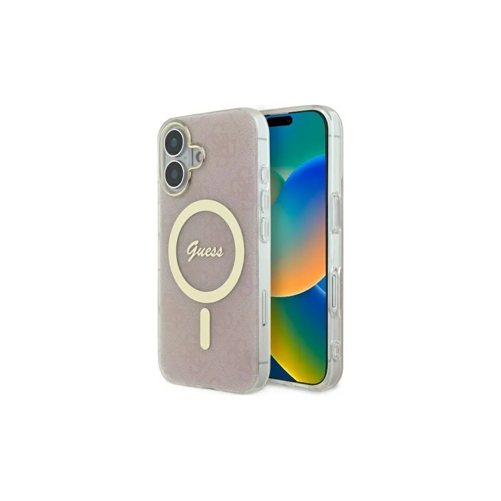 Hurtownia GSM - Guess GUHMP16MH4STP Apple iPhone 16 Plus hardcase IML 4G MagSafe rózsaszín - GUE4135 - {ean13} - Hurt