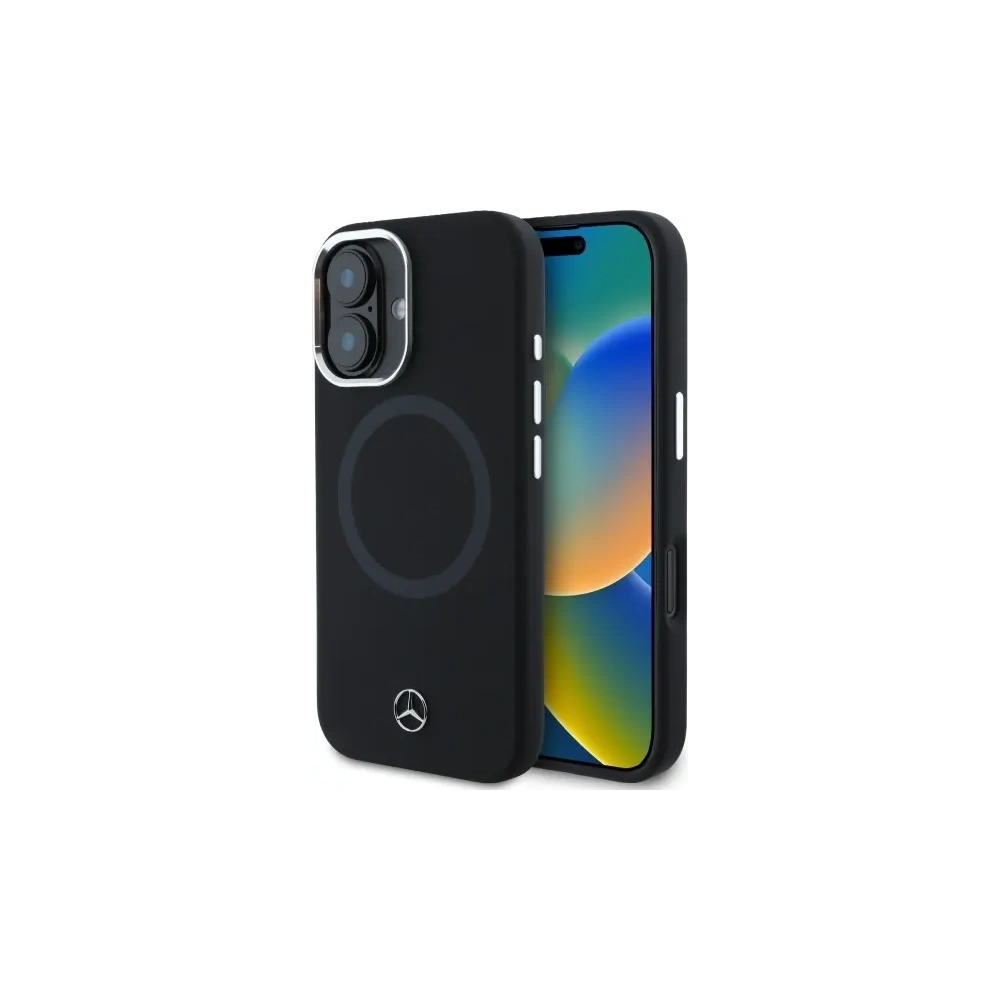 Hurtownia GSM - Etui Mercedes MEHMP16S23SUTTK Apple iPhone 16 hardcase silikonové Tonal Logo MagSafe černé/black - MRS261 - {ean13} - Hurt
