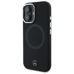 Wholesale Mercedes MEHMP16S23SUTTK Apple iPhone 16 hardcase Silicone Tonal Logo MagSafe black - MRS261 - {ean13} - Hurt