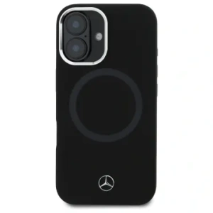Wholesale Mercedes MEHMP16S23SUTTK Apple iPhone 16 hardcase Silicone Tonal Logo MagSafe black - MRS261 - {ean13} - Hurt