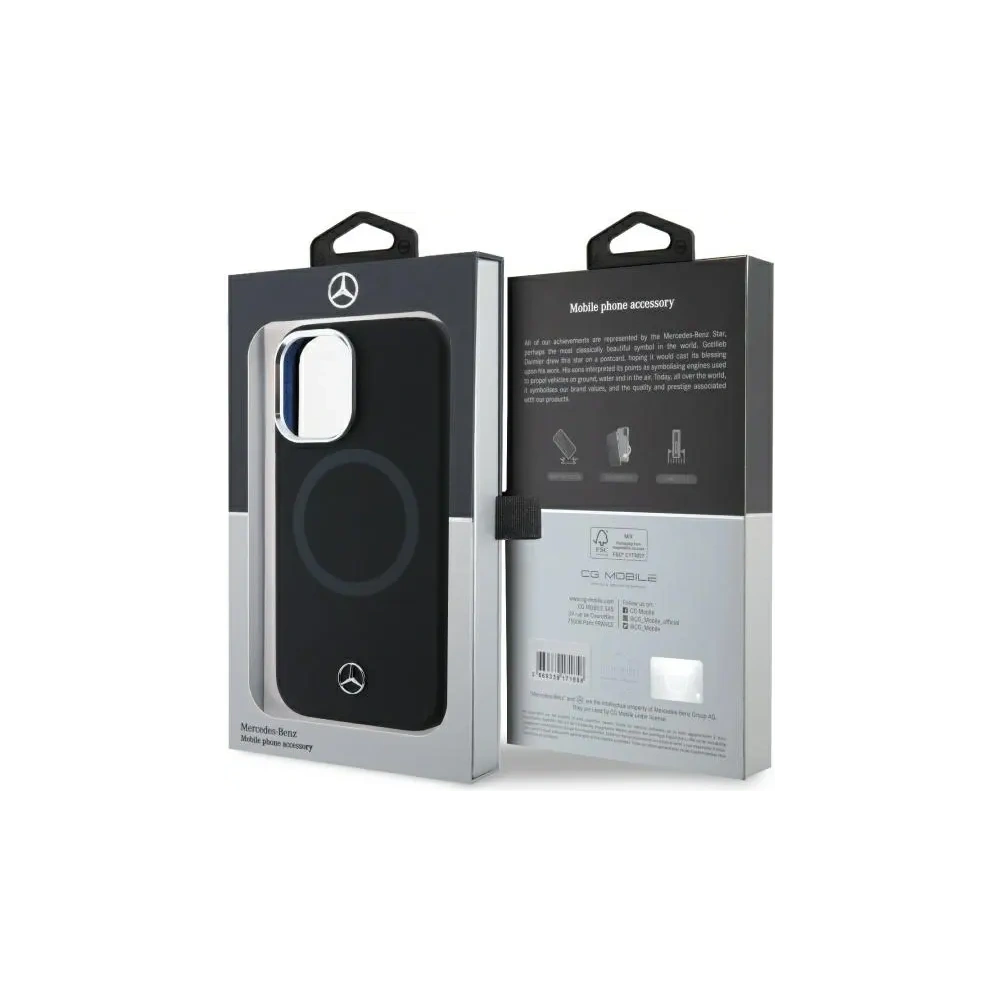 Hurtownia GSM - Mercedes MEHMP16S23SUTTK Apple iPhone 16 Hartschale Silikon Tonales Logo MagSafe schwarz - MRS261 - {ean13} - Hurt