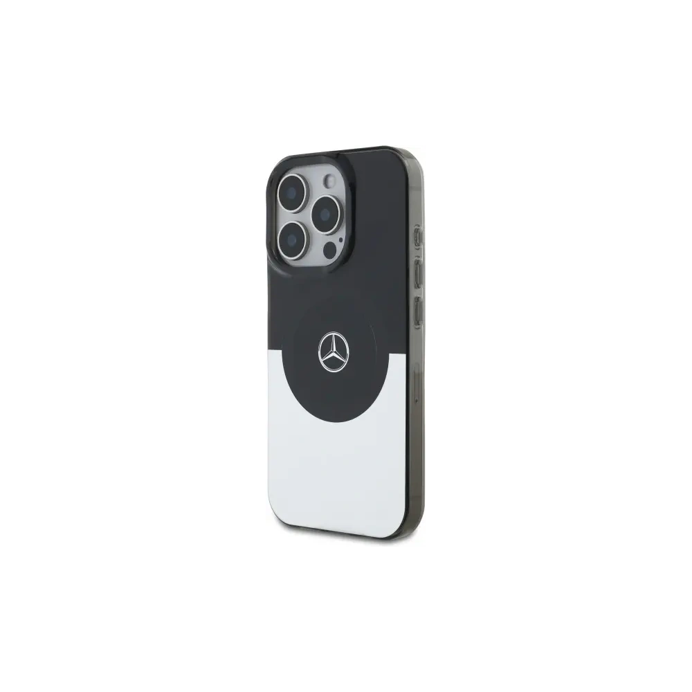 Hurtownia GSM - Mercedes MEHMP16X23HBIGK Apple iPhone 16 Pro Max husă dură cu două straturi BiColor MagSafe negru argintiu - MRS262 - {ean13} - Hurt