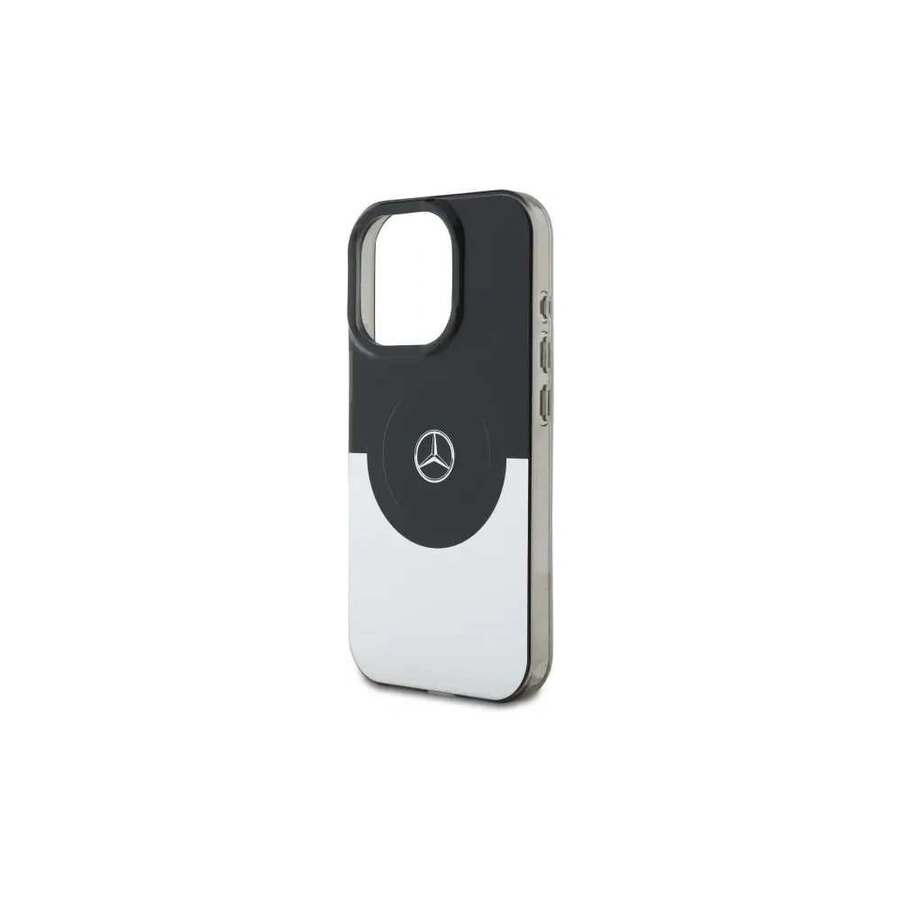 Hurtownia GSM - Mercedes MEHMP16X23HBIGK Apple iPhone 16 Pro Max husă dură cu două straturi BiColor MagSafe negru argintiu - MRS262 - {ean13} - Hurt