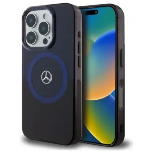 Hurtownia GSM - Etui Mercedes MEHMP16X23HBIKV Apple iPhone 16 Pro Max hardcase MB Double Layer BiColor MagSafe czarny niebieski/black blue - MRS263 - {ean13} - Hurt