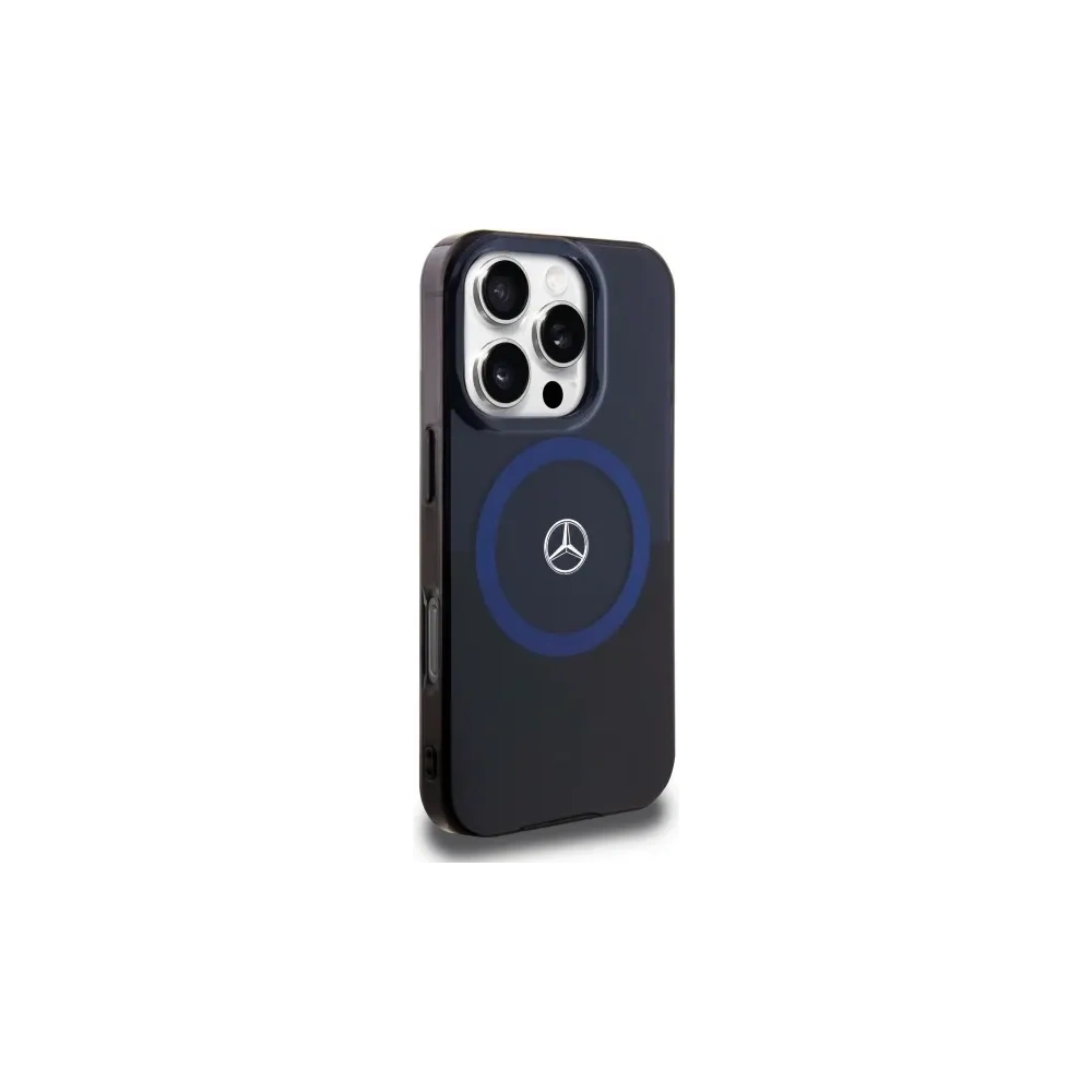Hurtownia GSM - Etui Mercedes MEHMP16X23HBIKV Apple iPhone 16 Pro Max hardcase MB Double Layer BiColor MagSafe černý modrý/black blue - MRS263 - {ean13} - Hurt