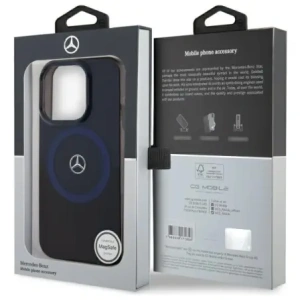 Hurtownia GSM - Etui Mercedes MEHMP16X23HBIKV Apple iPhone 16 Pro Max hardcase MB Double Layer BiColor MagSafe czarny niebieski/black blue - MRS263 - {ean13} - Hurt