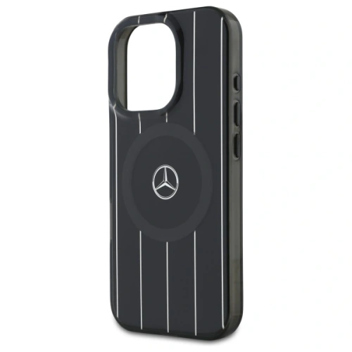 Etui Mercedes MEHMP16X23HRSK Apple iPhone 16 Pro Max hardcase MB Double Layer Crossed Lines MagSafe czarny/black