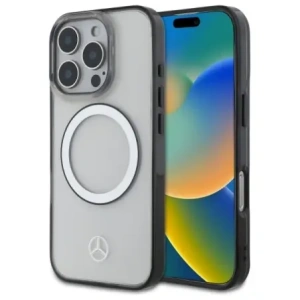 Wholesale Mercedes MEHMP16X23HUOKC Apple iPhone 16 Pro Max hardcase Printed logo MagSafe transparent - MRS265 - {ean13} - Hurt