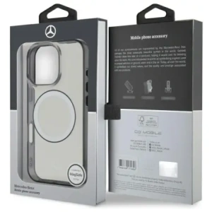 Wholesale Mercedes MEHMP16X23HUOKC Apple iPhone 16 Pro Max hardcase Printed logo MagSafe transparent - MRS265 - {ean13} - Hurt