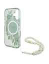 Hurtownia GSM - Guess GUHMP16MHFWBRCESN Apple iPhone 16 Plus keménytok IML Virágok Gyöngy Pánt MagSafe zöld - GUE4137 - {ean13} - Hurt