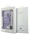 Hurtownia GSM - Guess GUHMP16MHFWBRCESU Apple iPhone 16 Plus kemény tok IML Virágok gyöngy pánttal MagSafe lila - GUE4139 - {ean13} - Hurt