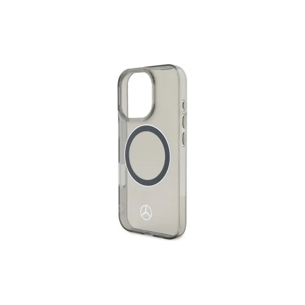 Wholesale Mercedes MEHMP16X23HUOSK Apple iPhone 16 Pro Max hardcase Silver Ring MagSafe black - MRS266 - {ean13} - Hurt