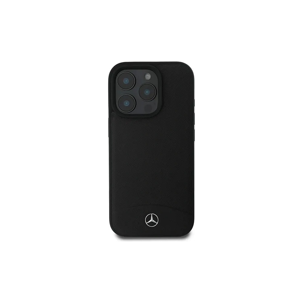 Wholesale Mercedes MEHMP16X23RBARK Apple iPhone 16 Pro Max hardcase Textured And Plain Leather MagSafe black - MRS268 - {ean13} - Hurt