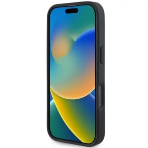 Mercedes MEHMP16X23RBARK Apple iPhone 16 Pro Max kemény tok texturált és sima bőr MagSafe fekete
