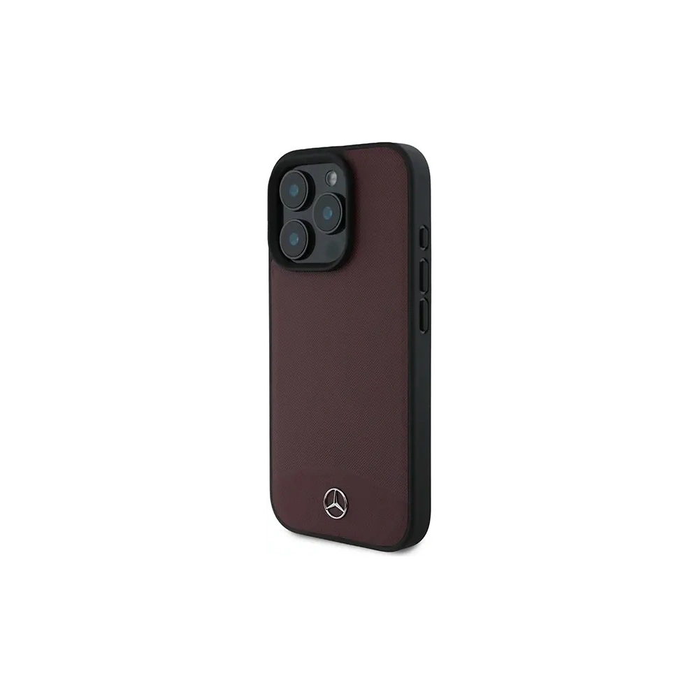 Hurtownia GSM - Mercedes MEHMP16X23RBARR Apple iPhone 16 Pro Max Hartschale strukturiert und glatt Leder MagSafe rot - MRS269 - {ean13} - Hurt